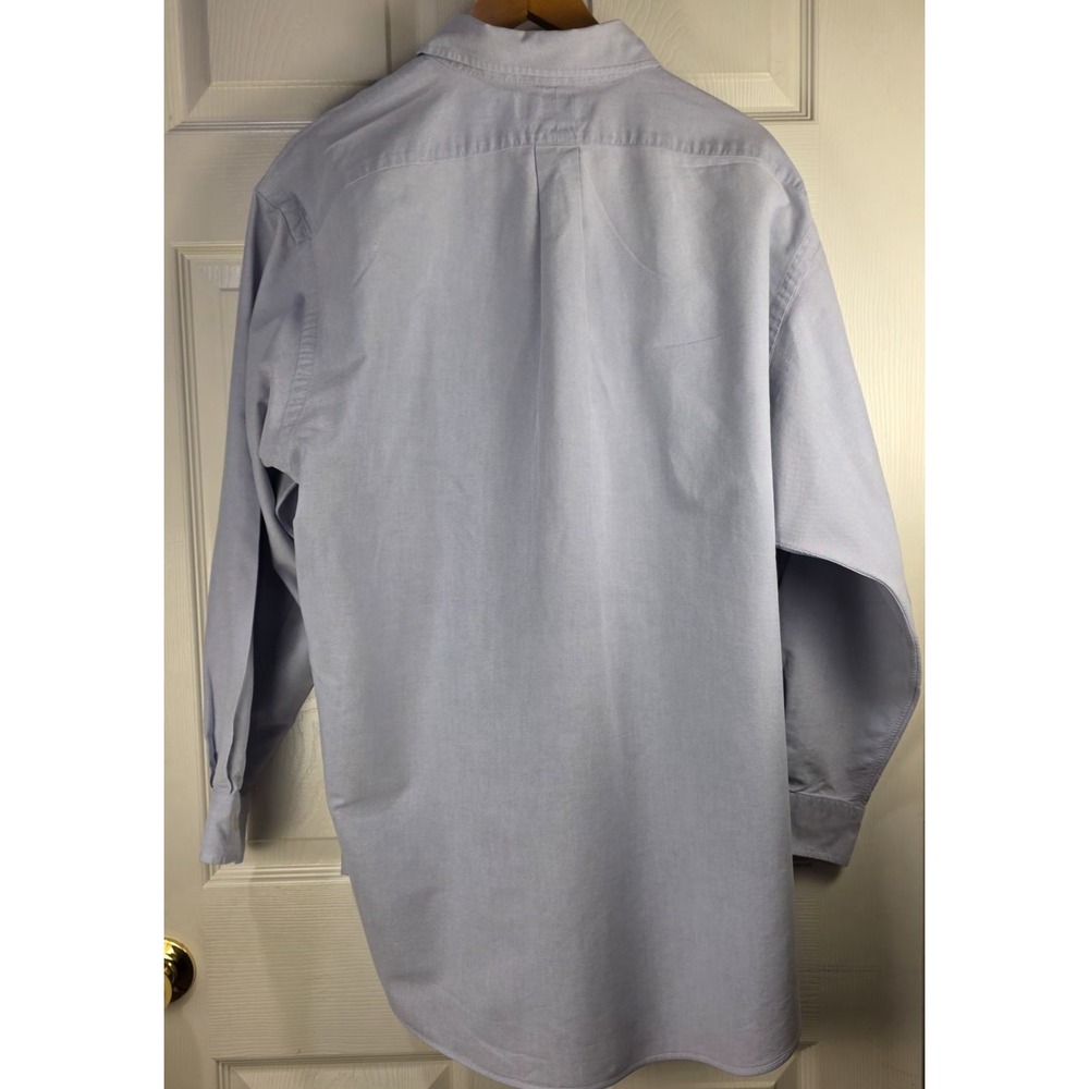 Ralph Lauren Naked Pony ButtonUp‎ Shirt Mens Size~ 17 1/2 34 Blue Long Sleeve - Picture 3 of 7